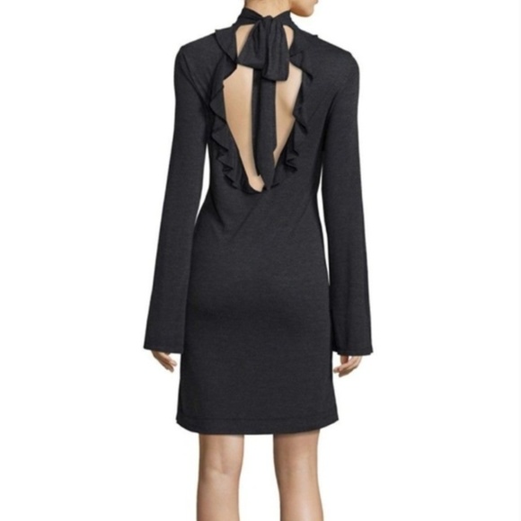 IRO Dresses & Skirts - IRO Cassy mock neck ruffle back dress size 34 (XS)